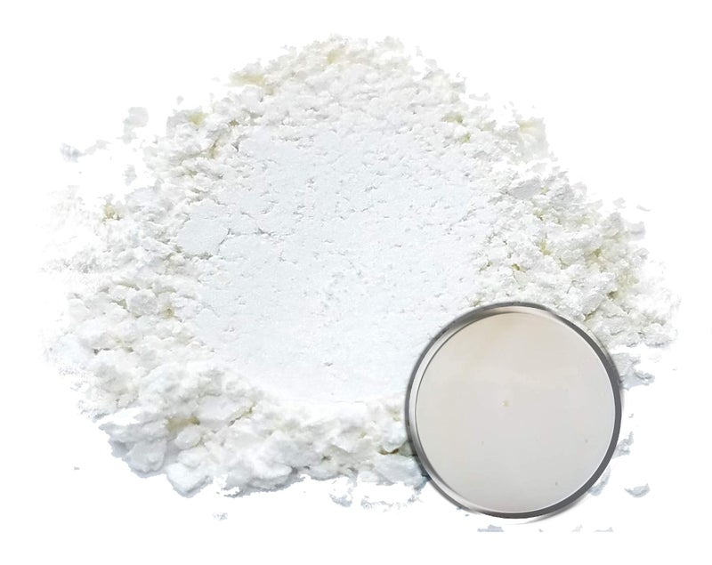 Eye Candy Pigments Premium White Mica Powder - Shiro White (25gr) - for Epoxy, Resin, Soap, Paint, Woodworking, Acrylic Pouring, Bath Bombs, Fishing Lures - DIY Arts and Crafts Additive - Image 4